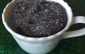 Quick and Easy Vegan Mug Brownie