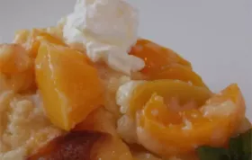 Quick Peach Cobbler