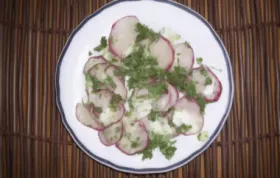 Radish Salad with Parsley and Chopped Eggs