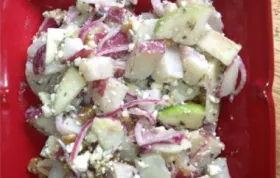 Red Bliss Potato Salad with Gorgonzola and Walnuts