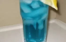 Refreshing and Boozy Blue Motorcycle Cocktail Recipe