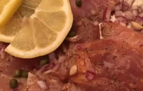 Refreshing and Flavorful Santa Fe Tuna Carpaccio Recipe