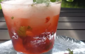 Refreshing and fruity Strawberry Smash Cocktail