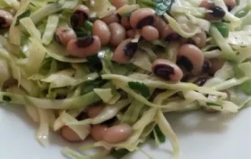 Refreshing and Nutritious Black-Eyed Pea Cabbage Salad