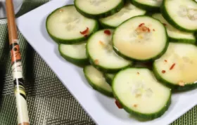 Refreshing and Tangy American Cucumber Salad Recipe