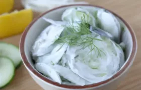 Refreshing and Tangy Cucumber Salad Recipe