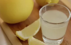 Refreshing and Vibrant Lemon Drop Shots
