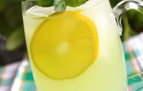 Refreshing Basil Lemonade