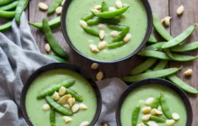 Refreshing Chilled Sugar Snap Pea Soup Recipe