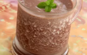 Refreshing chocolate raspberry coffee cooler with a hint of sweetness and a rich coffee flavor.