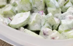 Refreshing Cucumber Salad Recipe with Herbs and Lemon Dressing