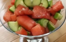 Refreshing Cucumber Watermelon Salad Recipe