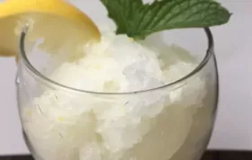 Refreshing Lemon Granita Recipe with a Twist