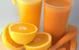 Refreshing Orange Carrot Juice