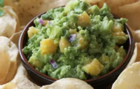 Refreshing Peach Guacamole Recipe