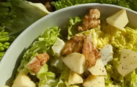 Refreshing Savoy Cabbage Salad with Tangy Dressing