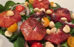 Refreshing Spinach Salad with a Citrus Twist