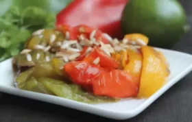 Roasted Bell Peppers with Sunflower Seeds