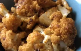 Roasted Curried Cauliflower and Onion