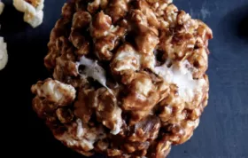 Rocky Road Popcorn Truffles