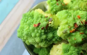 Romanesco Sauté with Garlic and Parsley