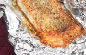Salmon with Garlic Butter Sauce
