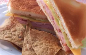 Savory and satisfying miso paste ham sandwich