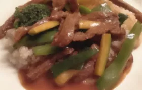Savory Beef Stir Fry - A Delicious and Easy-to-Make American Chinese Dish