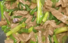 Savory Beef with Green Onion