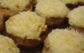 Savory Crab-Stuffed Mushrooms