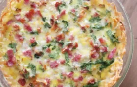 Shredded Potato Quiche