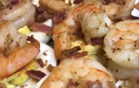 Shrimp and Bacon Deviled Eggs