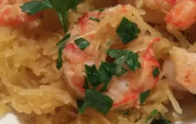 Shrimp Scampi with Spaghetti Squash