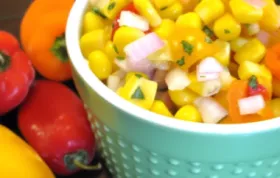 Simple and flavorful corn salsa recipe