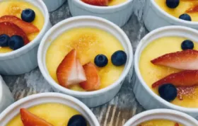 Simple Creme Brulee Dessert