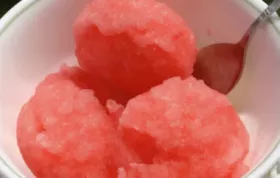 Simple Watermelon Sorbet