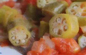 Slow-cooked Beef Tomato and Okra Stew