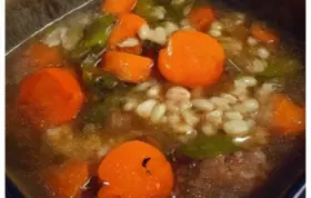 Slow Cooker Beef Barley Soup