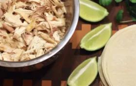 Slow Cooker Cilantro Lime Chicken Tacos Recipe