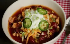 Slow Cooker Ground Chicken Chili