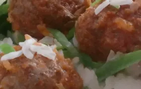 Slow-Cooker Porcupine Meatballs with Peppers