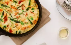 Smoked Salmon Asparagus Frittata