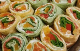Smoked Salmon Pinwheels - Delicious and Easy Appetizer Recipe