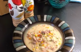 Smoked Turkey Rice Soup