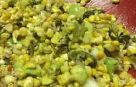 Smoky and savory Grilled Corn and Poblano Salad with a spicy Chipotle Vinaigrette