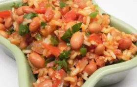 Spanish Rice and Beans with Bacon