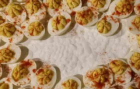 Spice up your deviled eggs with this flavorful recipe