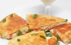 Spice up your meal with these delicious Cajun Crawfish Quesadillas!