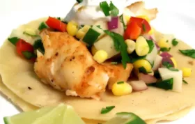 Spice up your taco night with these fiery fish tacos!