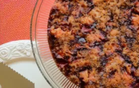 Spiced Plum Upside Down Cake with Oats Recipe